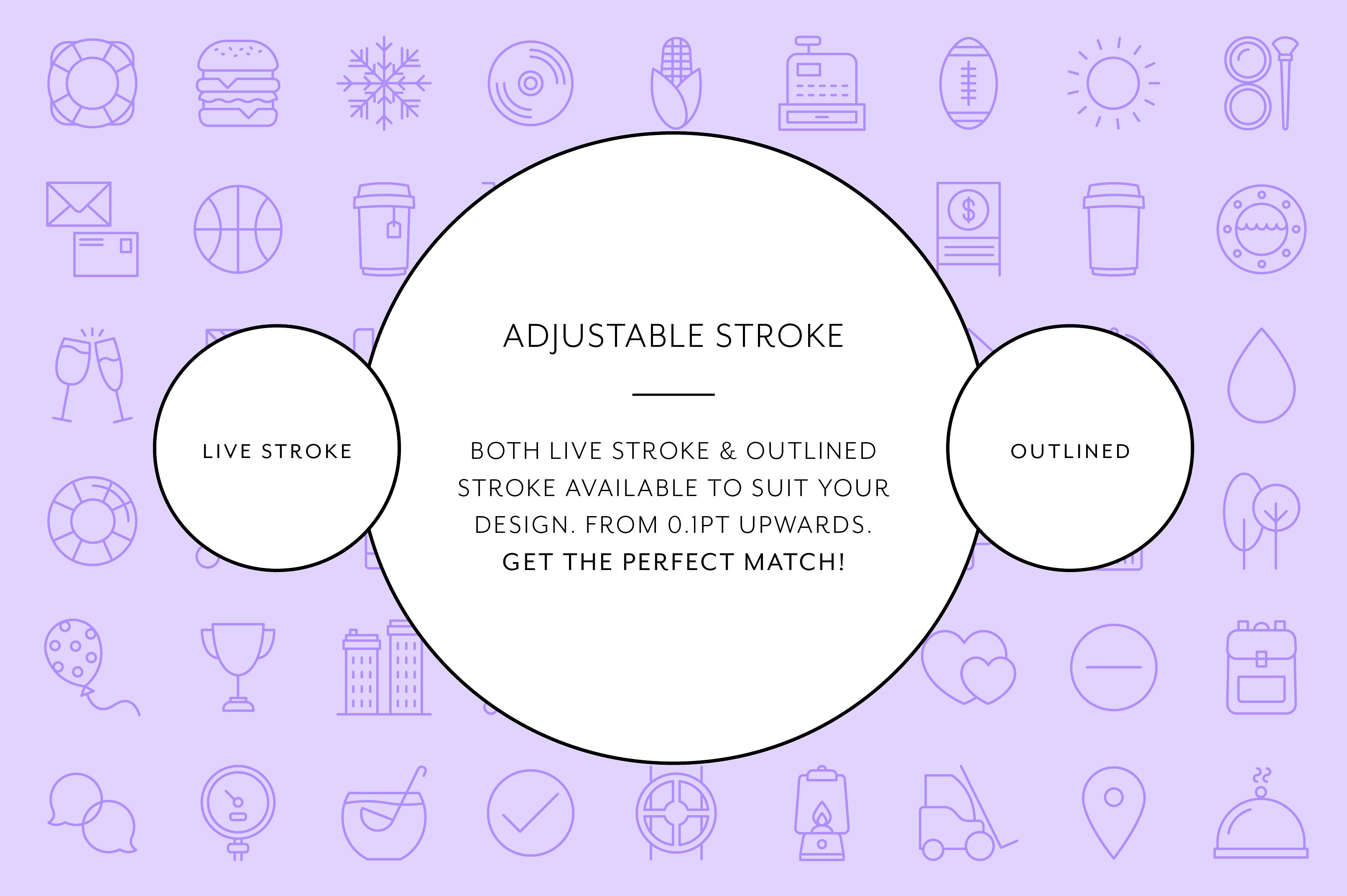 多格式杂项线框图标 Line Icons – Miscellaneous Icons插图(3)