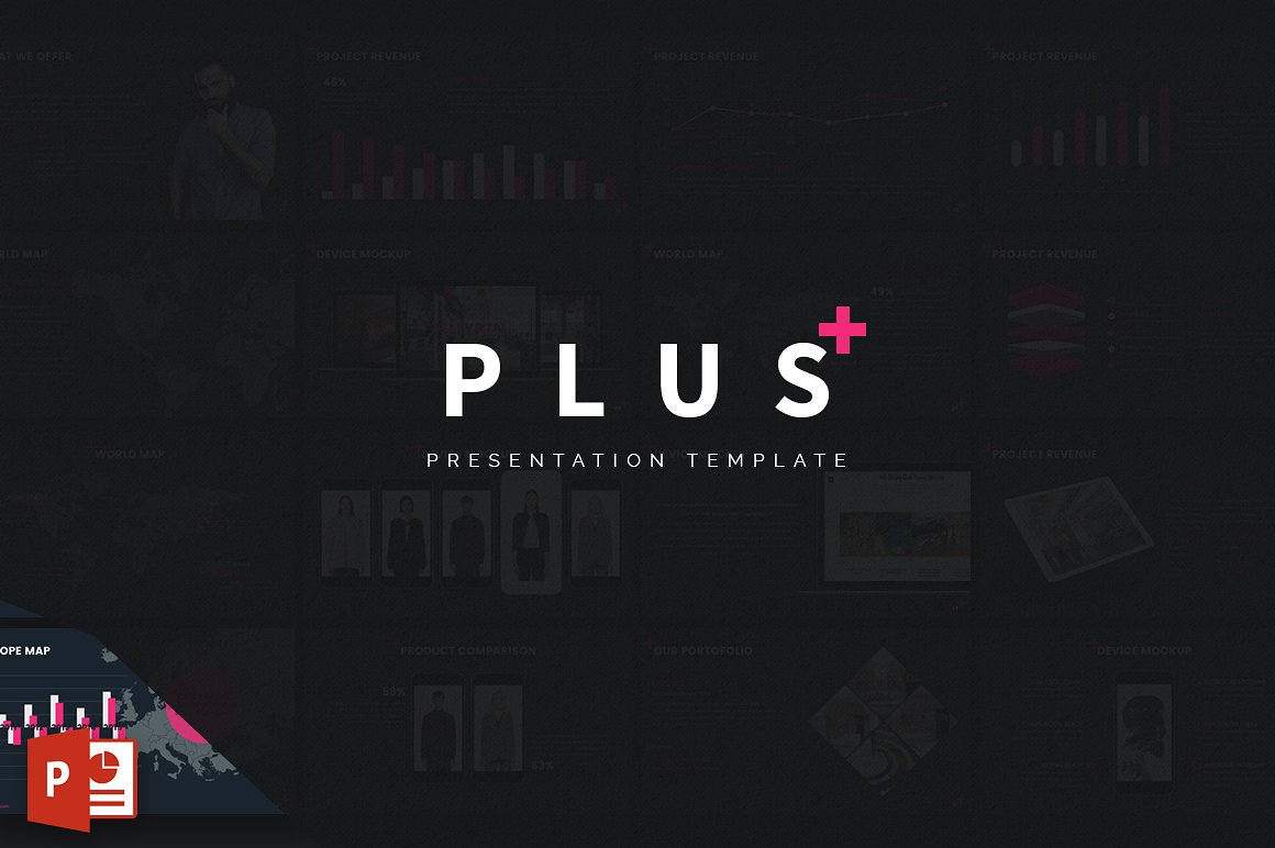 色彩丰富的商业化PPT模板下载[pptx]插图