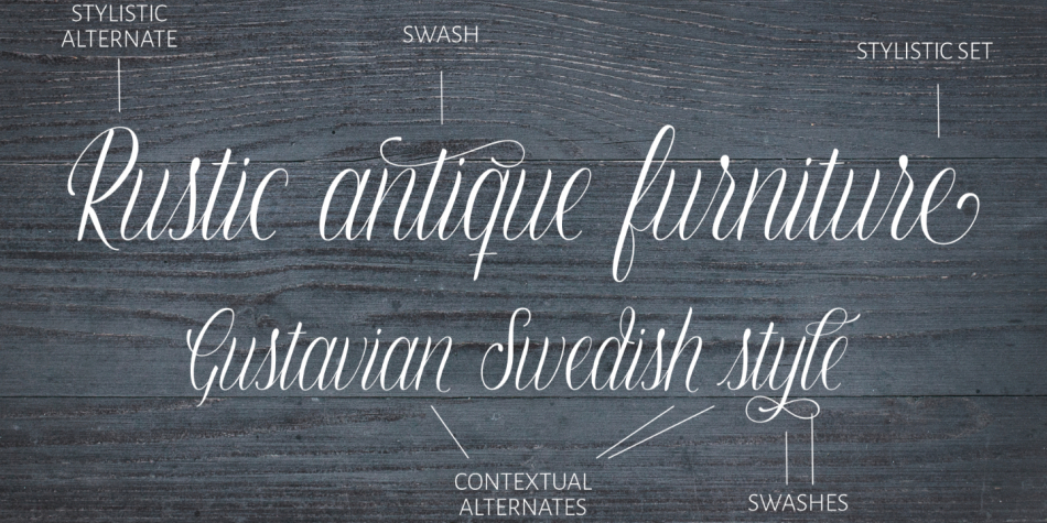 French Armoire Font插图