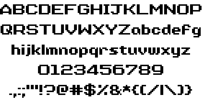 Nineteen Ninety Seven font插图1 Nineteen Ninety Seven font插图1