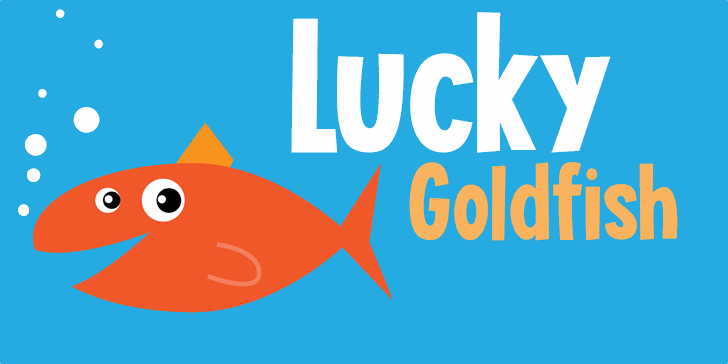 Lucky Goldfish DEMO font插图 Lucky Goldfish DEMO font插图