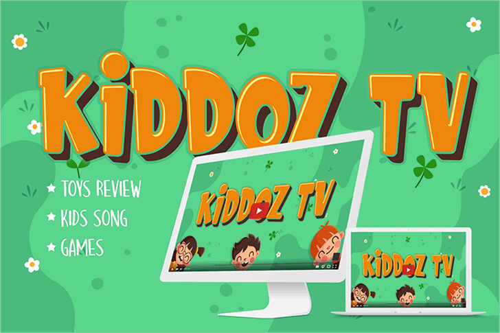 Kids Zone font插图3 Kids Zone font插图3