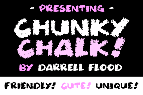 Chunky Chalk font插图 Chunky Chalk font插图