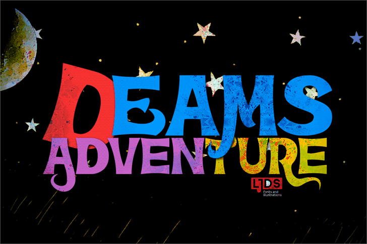 Dreams Adventure DEMO font插图 Dreams Adventure DEMO font插图