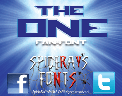 THE ONE font插图 THE ONE font插图