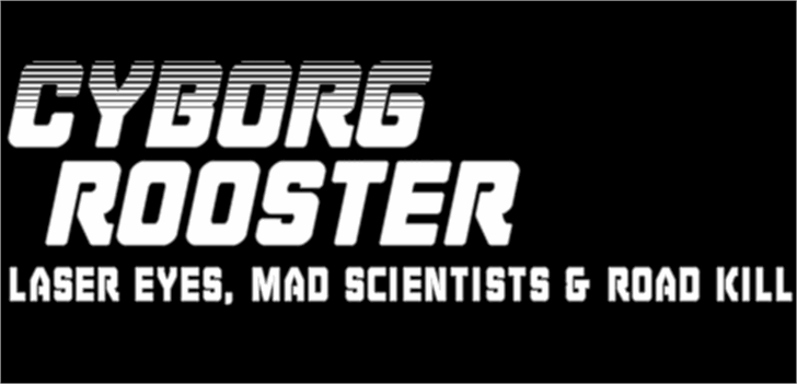 Cyborg Rooster font插图1