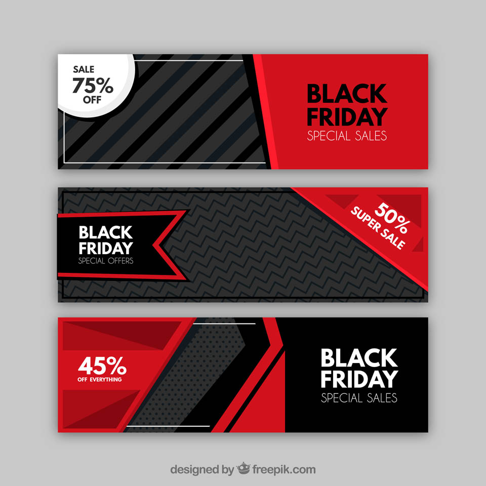 第四弹:30+黑色星期五促销广告物料素材 Black Friday Sales Graphics插图(25)