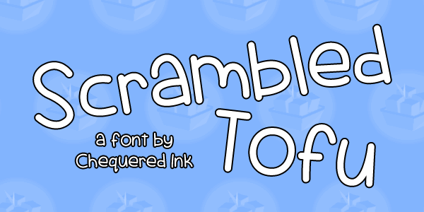 Scrambled Tofu font插图 Scrambled Tofu font插图