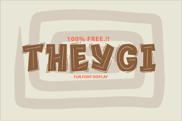THEYGI font插图 THEYGI font插图