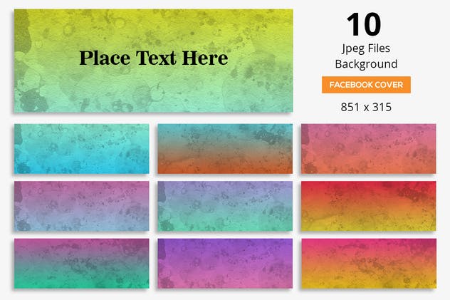 90款Facebook封面背景设计模板素材库精选 90 Facebook Cover Background插图(9)