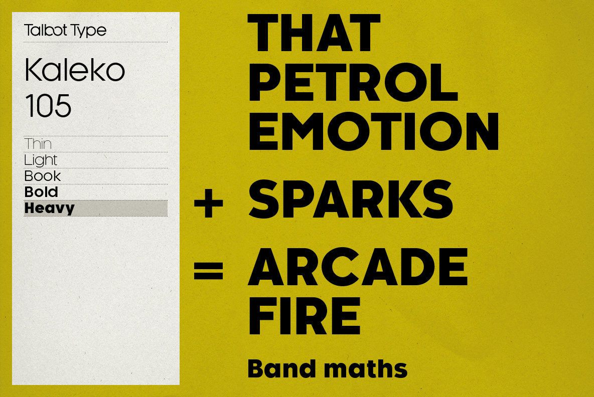 Kaleko 105 Font Family插图4