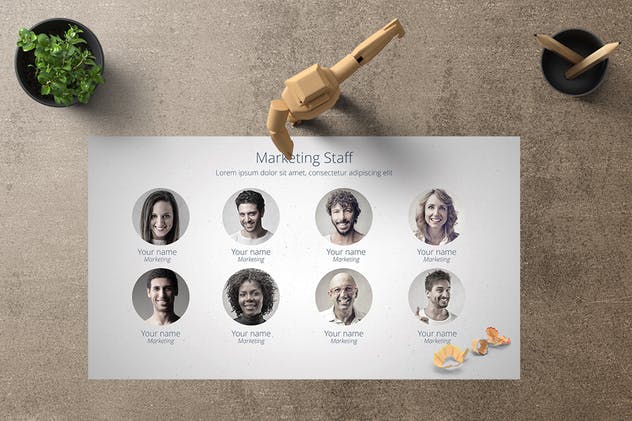 创意商业企业业务简介PPT幻灯片模板 POWER Powerpoint Template插图(5)