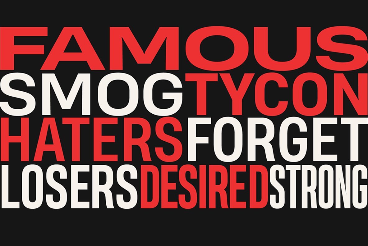 Heading Pro Text Font Family插图6