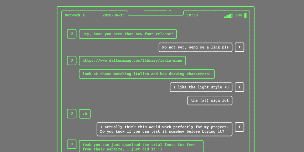 Lexia Mono Font Family插图6