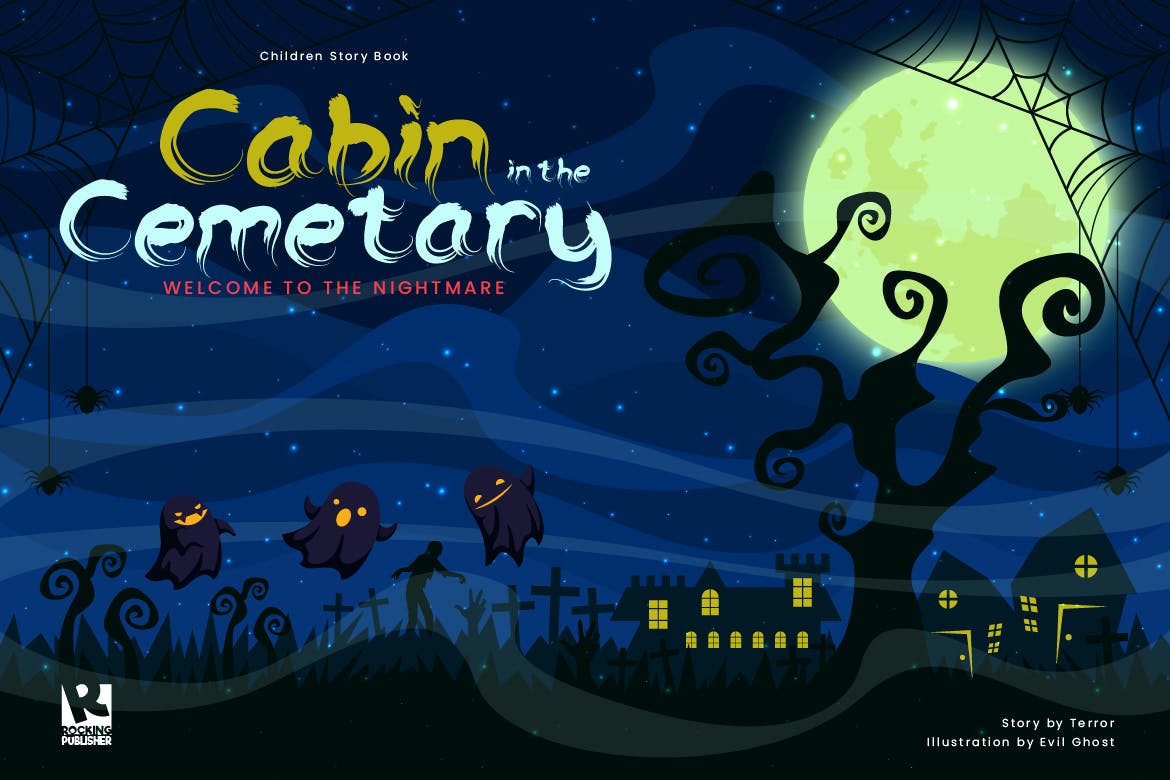 幽灵风格英文画笔笔刷装饰设计字体 The Ghost – Haunted Display Typeface插图(2)