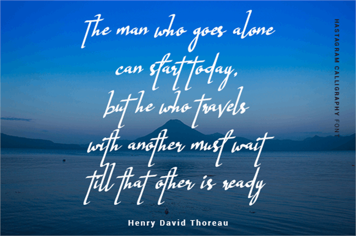 Hastagram Personal font插图2 Hastagram Personal font插图2