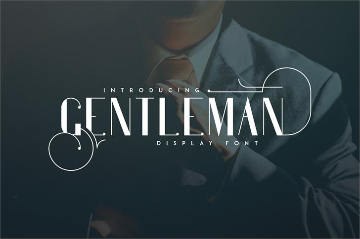 Gentleman font插图 Gentleman font插图