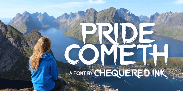 Pride Cometh font插图 Pride Cometh font插图