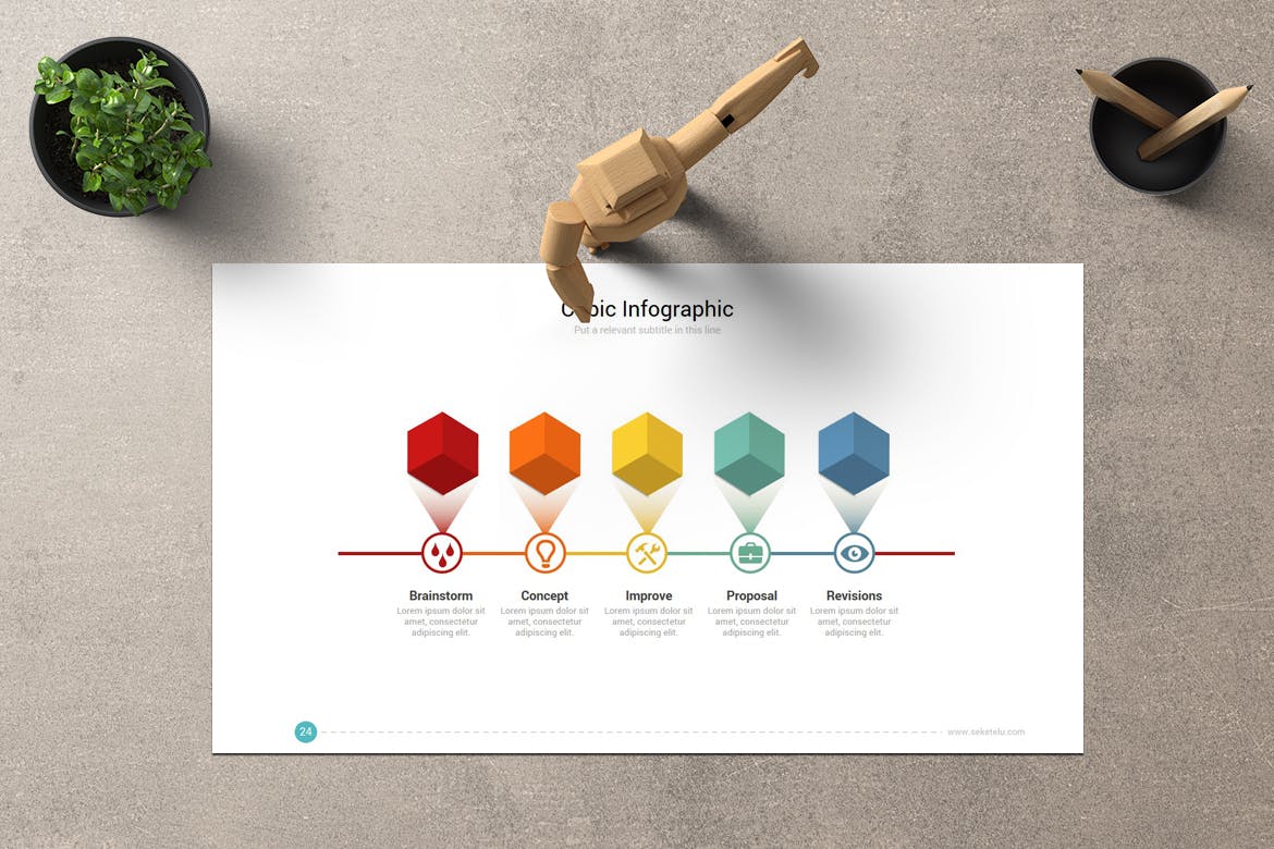 商业计划/创业融资/电子商务创意幻灯片PPT模板 Shelu – Powerpoint Template插图(3)