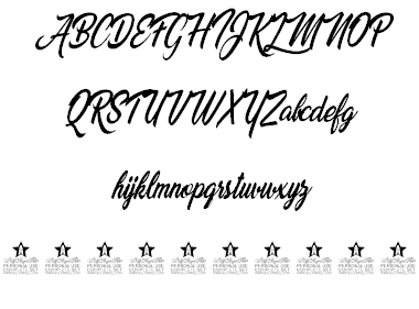 Beautiful Lovers Personal Use font插图2