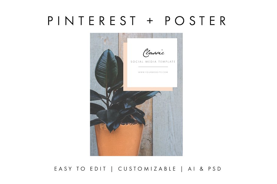 经典社交媒体Banner模板素材库精选 Social Media Banners – Classic插图(1)