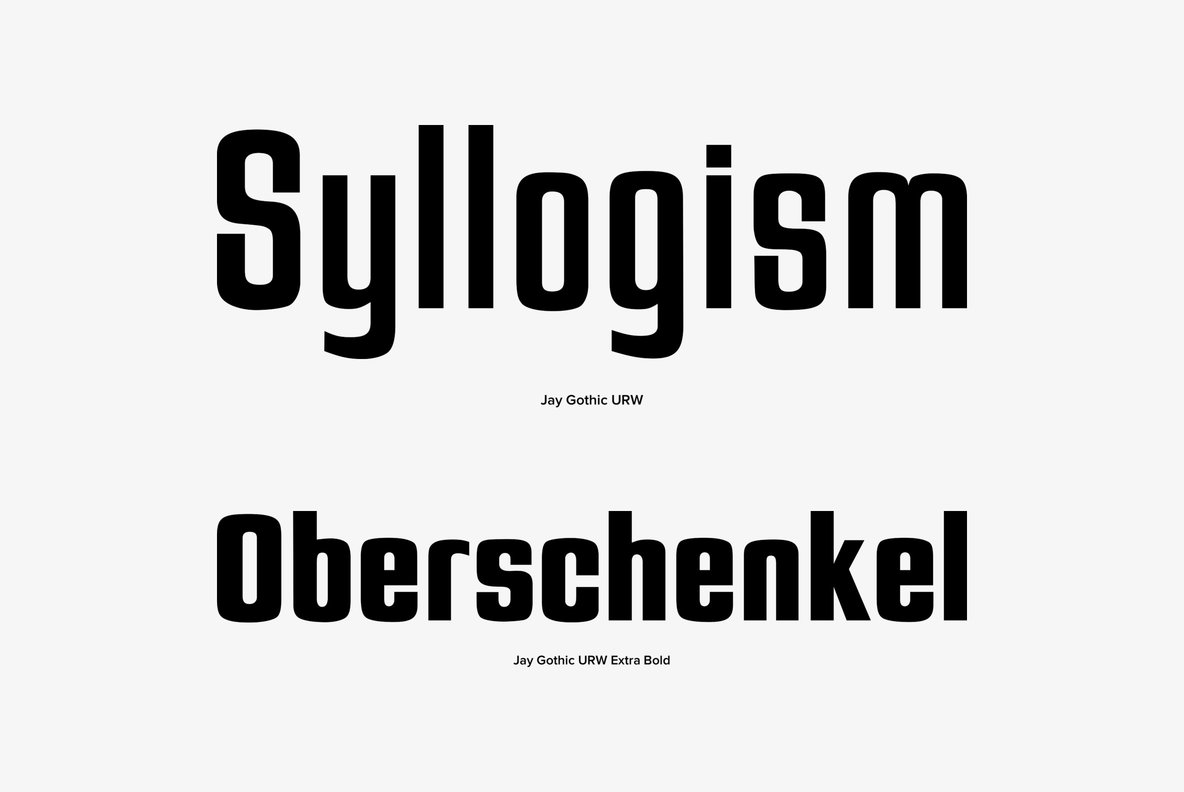 Jay Gothic Font Family插图6