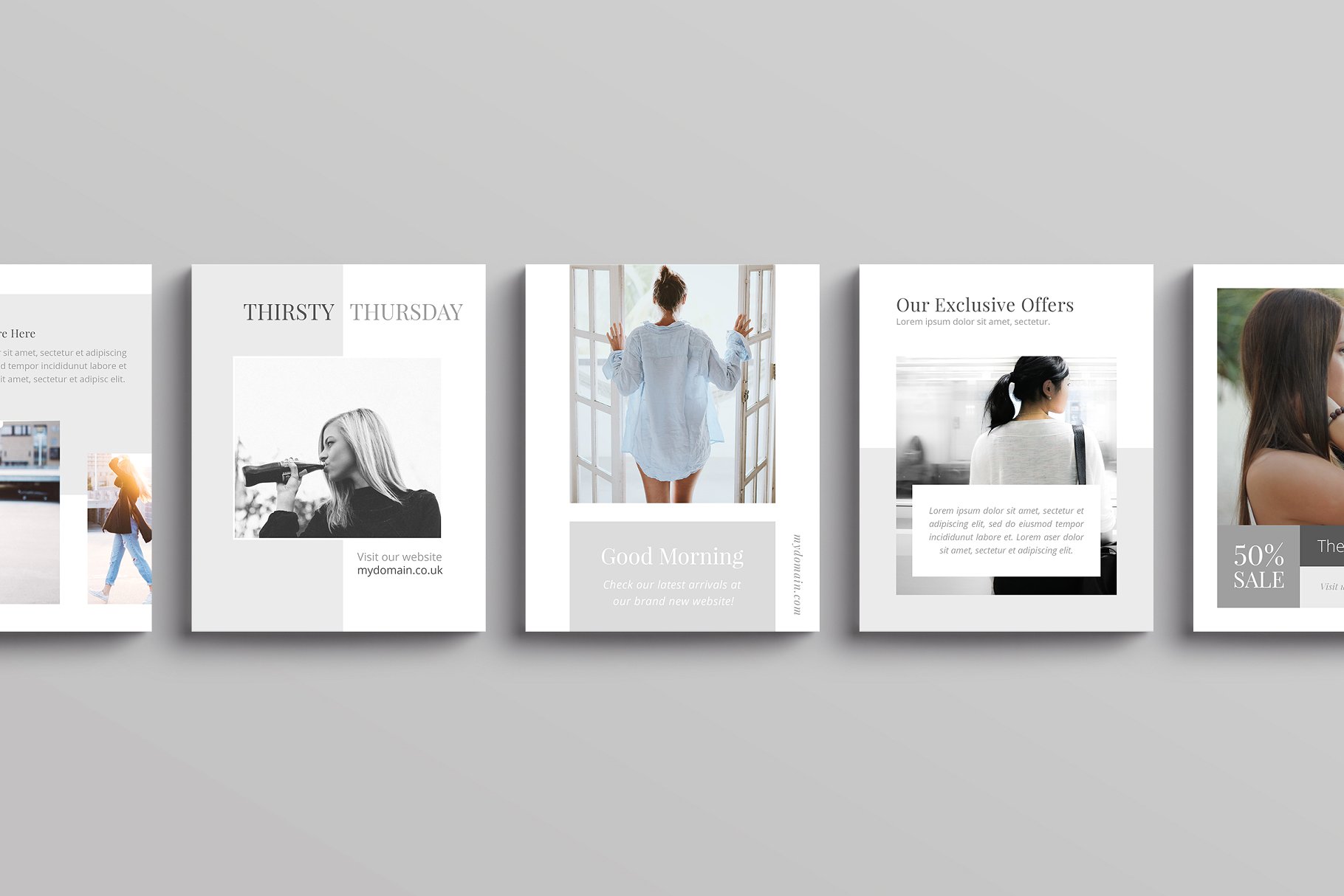 社交媒体网红特写贴图素材包 Greece Social Media Templates插图(2)