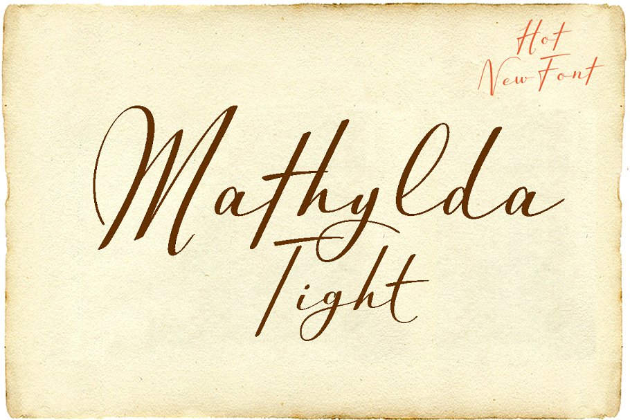 Mathylda Tight Font插图1