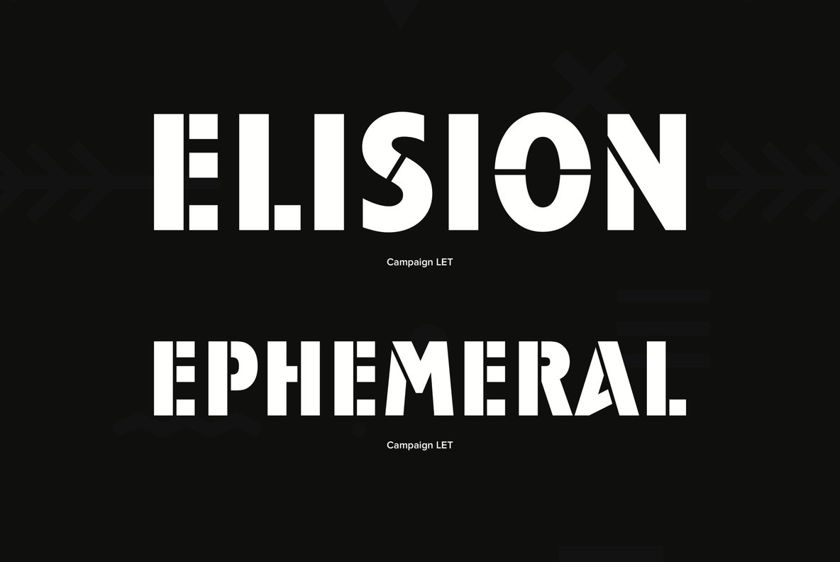 Campaign Font插图3