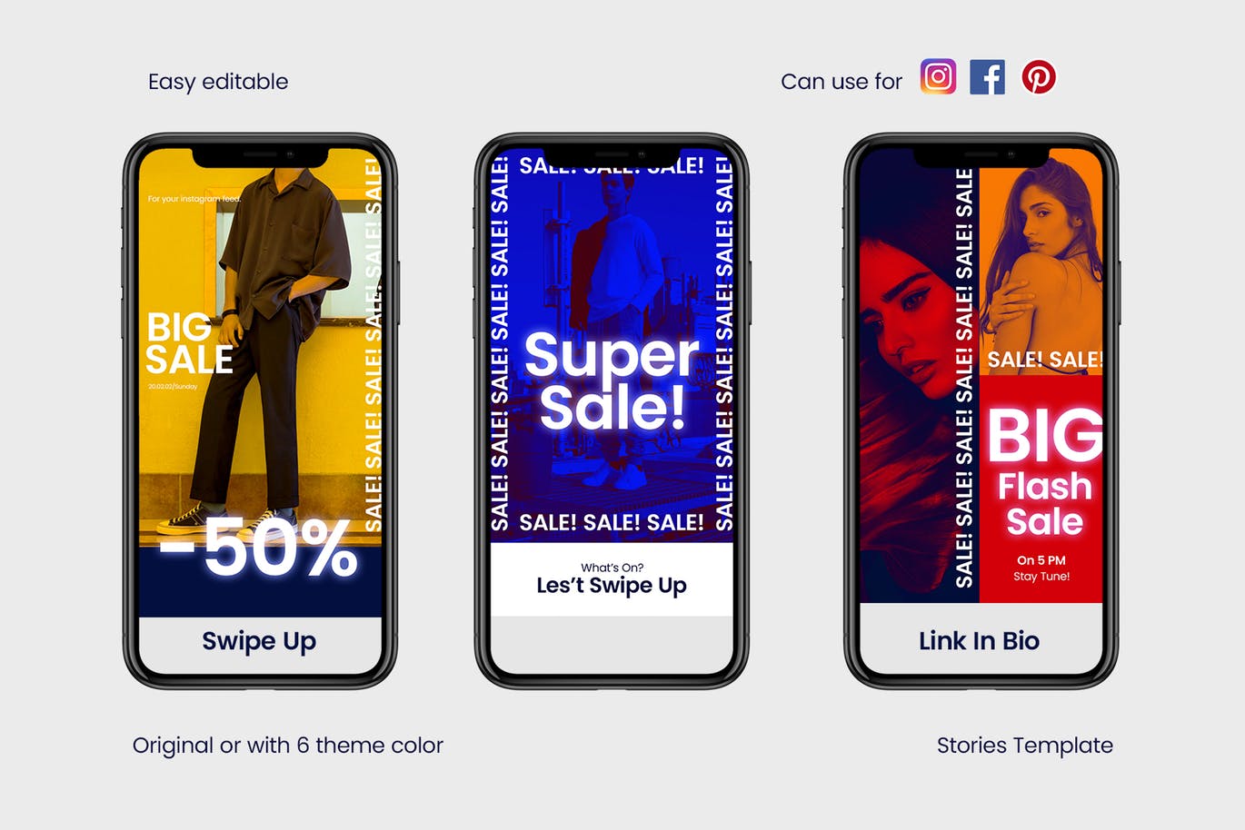 产品&网站社交媒体推广设计模板素材库精选 Shades Social Media Template – JJ插图(2)