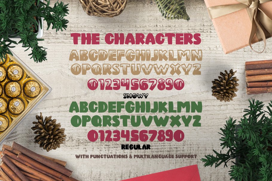 Jolly Christmas Font插图1