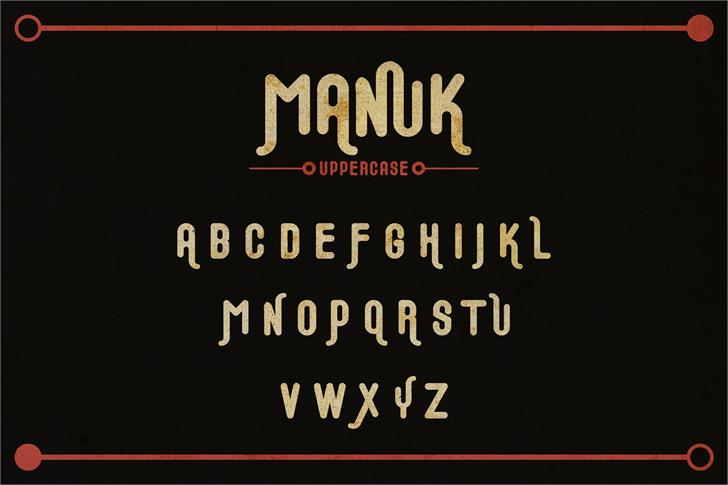 Manuk font插图
