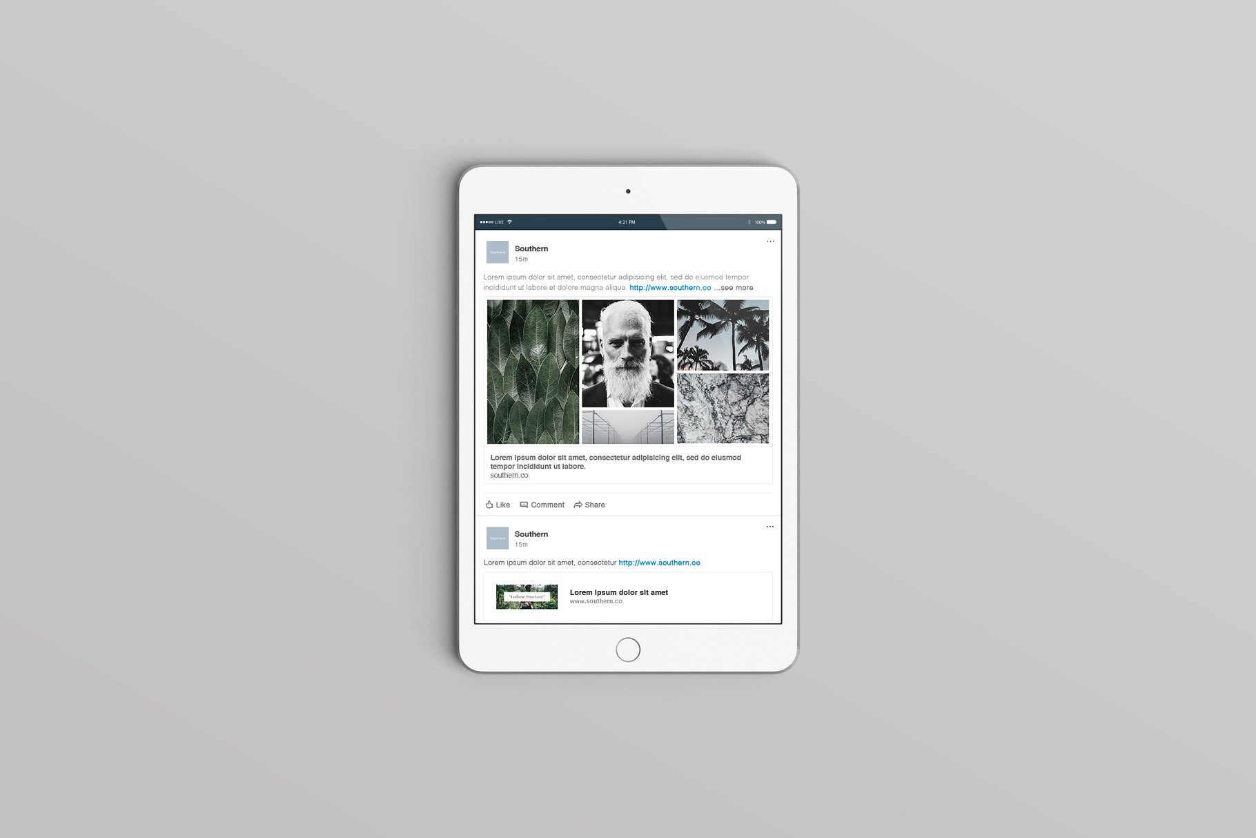 摄影主题多图排版贴图模板素材库精选 Canada Social Media Templates插图(2)