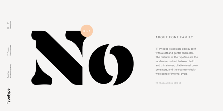 TT Phobos Font Family插图2