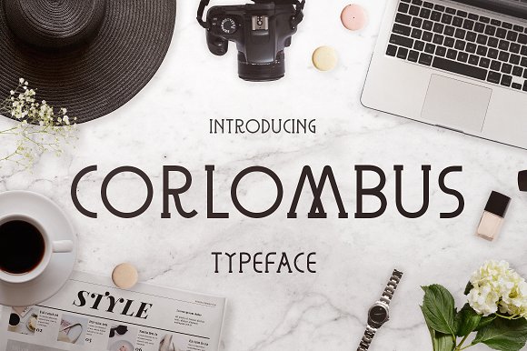 Corlombus Font插图