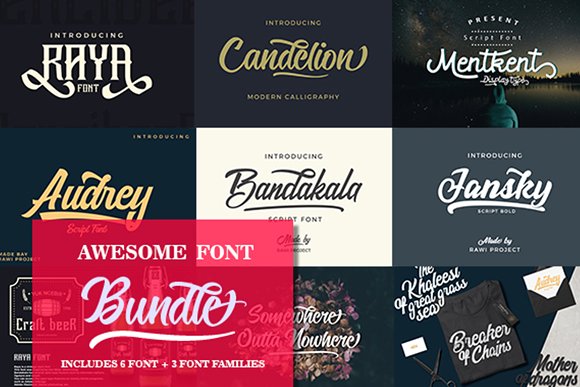 Awesome Font Bundle插图