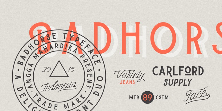 Badhorse Font插图5