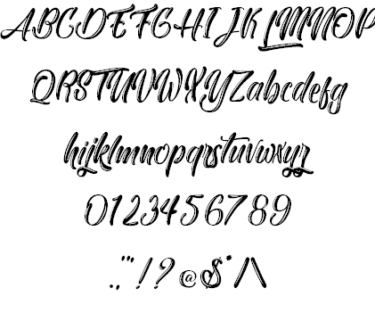 Yakuza Lobster font插图1 Yakuza Lobster font插图1