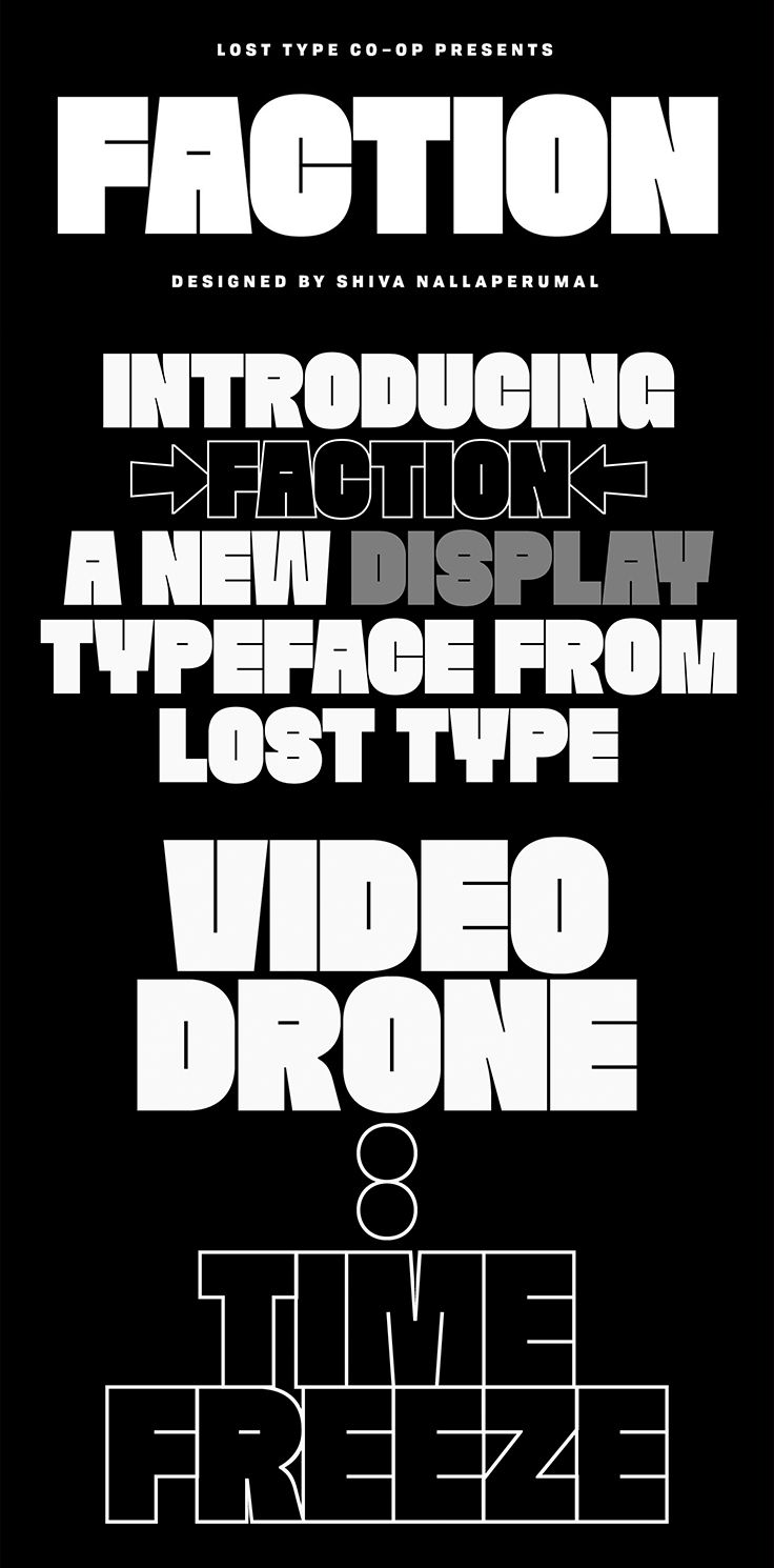 Faction Font Family插图1