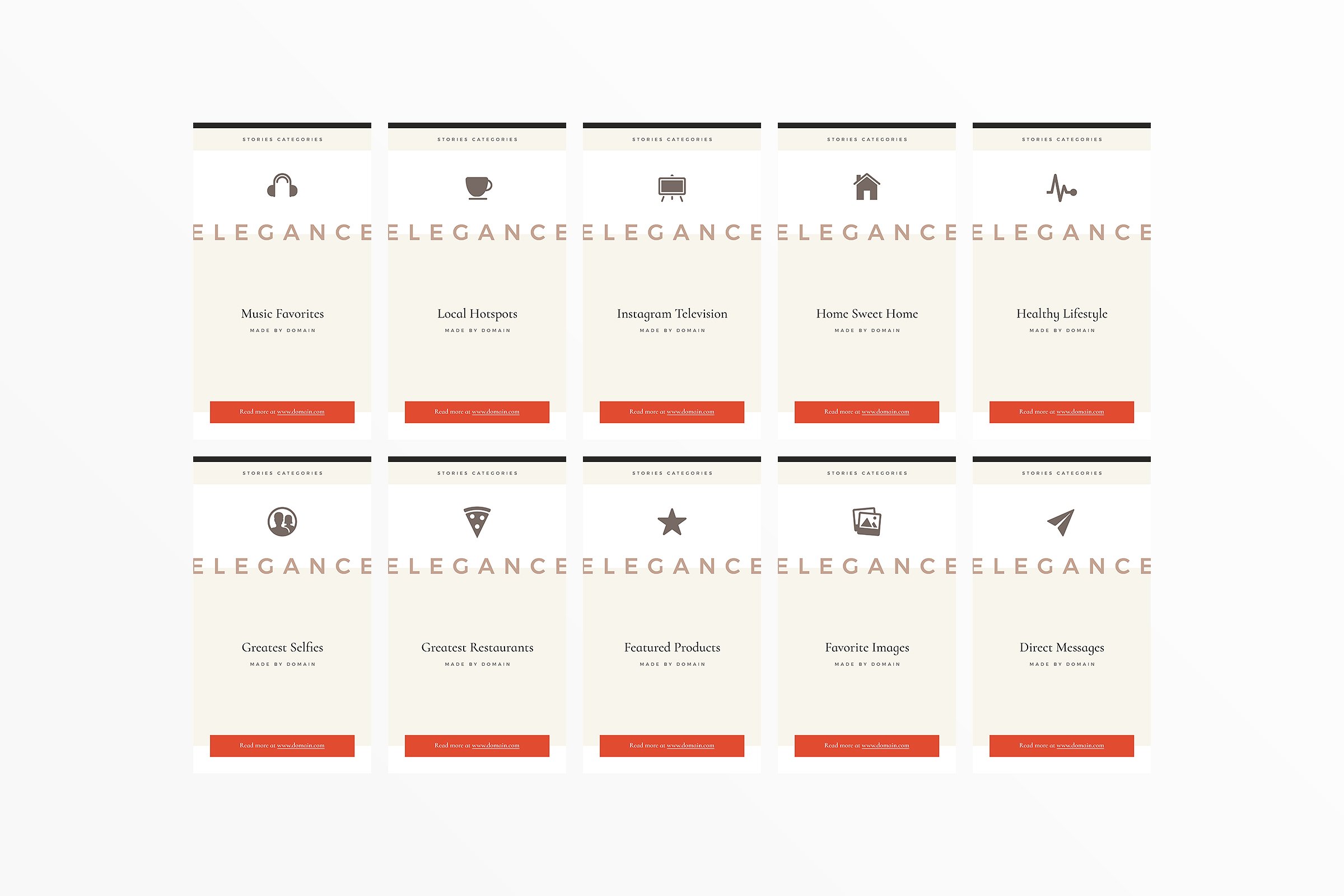 Ins社交电商热点贴图模板素材库精选 San Francisco Instagram Highlights插图(17)