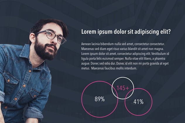 SWOT分析PPT模板下载 Midnight Office PowerPoint Template插图(4)