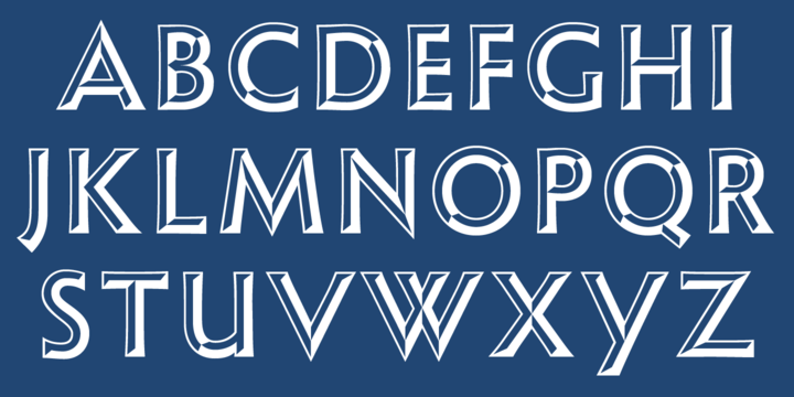 Shango Chiseled Font插图