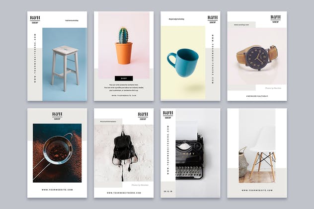 极简主义Pinterest社交网站Banner模板素材库精选Vol.9 Pinterest Templates Vol. 9插图(1)