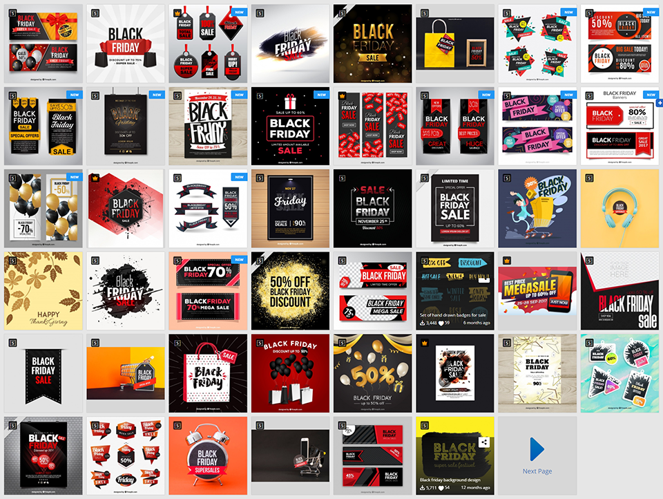 第四弹:30+黑色星期五促销广告物料素材 Black Friday Sales Graphics插图