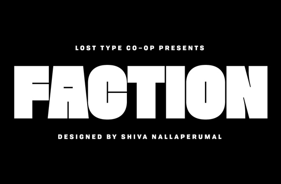 Faction Font Family插图