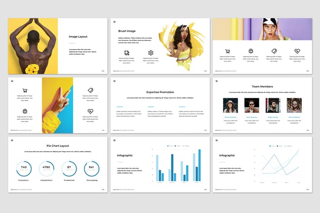 创新型服务企业介绍PPT幻灯片模板 Creative Powerpoint Presentation插图(4)