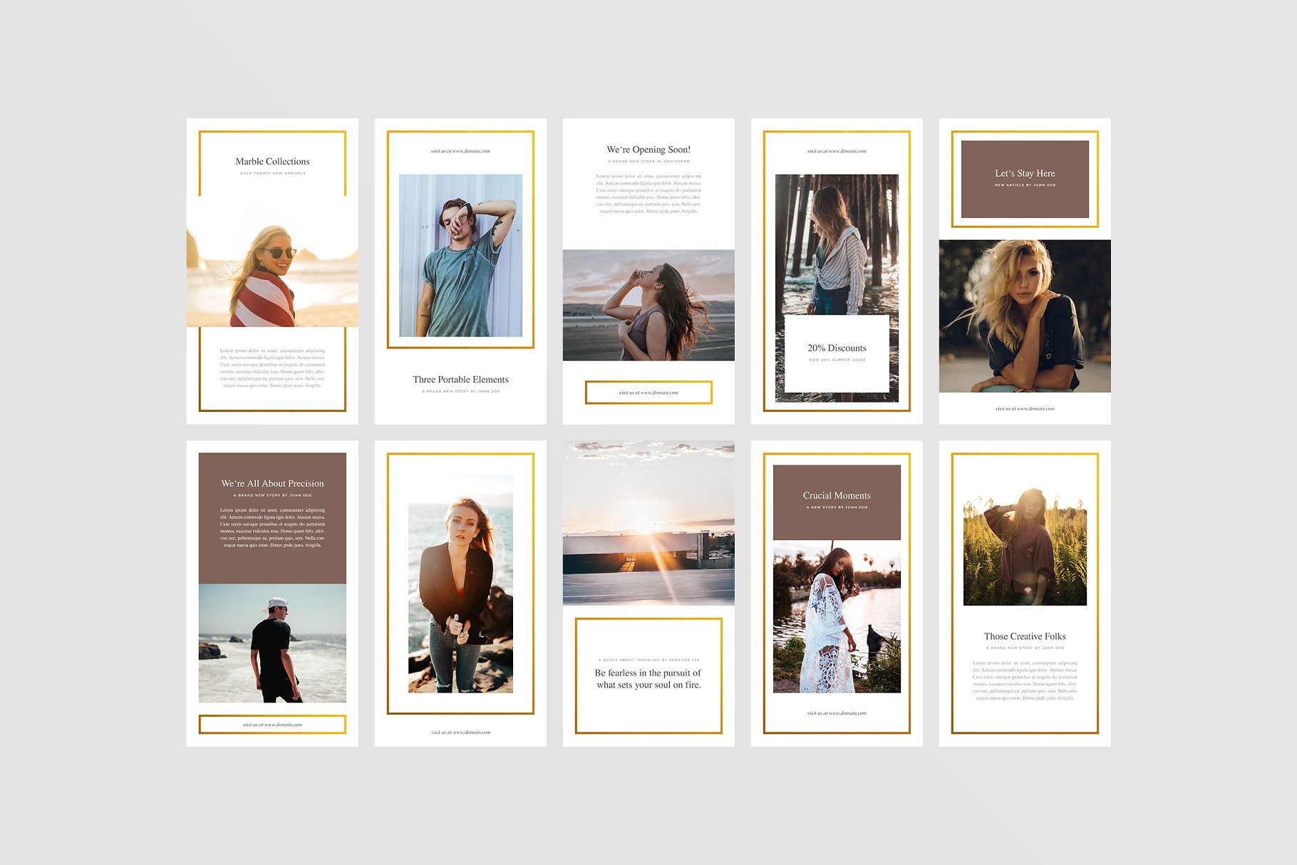 摄影大片既视感Ins故事贴图模板素材库精选 Brazil Instagram Stories插图(6)