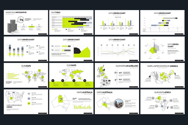 商务企业营销演示PPT模板下载 Tsunami Powerpoint Presentation插图(5)