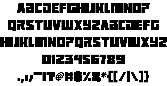 Positrons font插图1