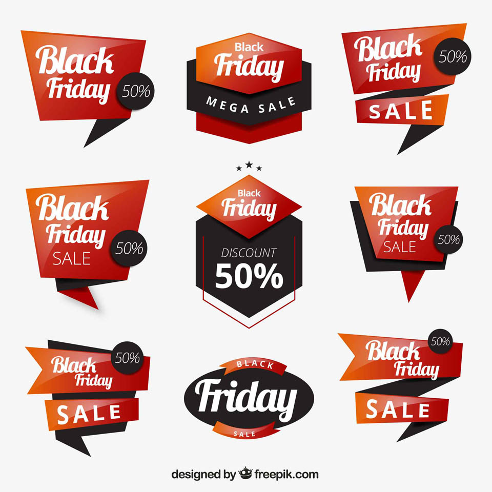 第四弹:30+黑色星期五促销广告物料素材 Black Friday Sales Graphics插图(21)